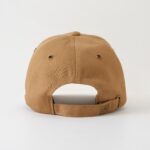 Baseball Cap with Curved Brim Baseball Cap With Metal Badge (A Logo), Hard Top, Structured Curved Brim, Business Casual Style, Unisex